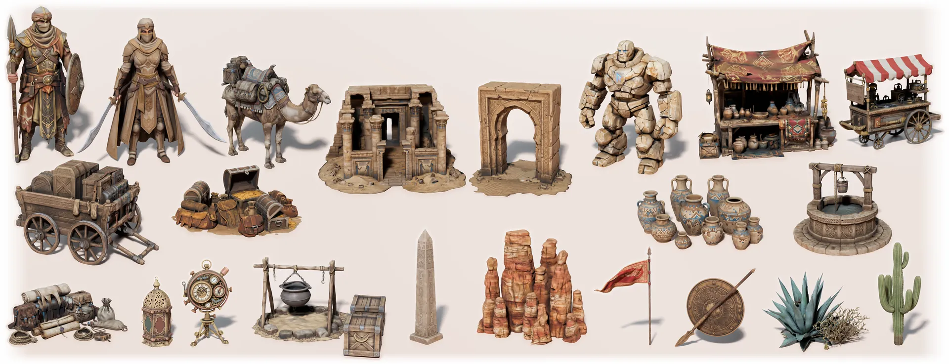 AssetGen sand gallery