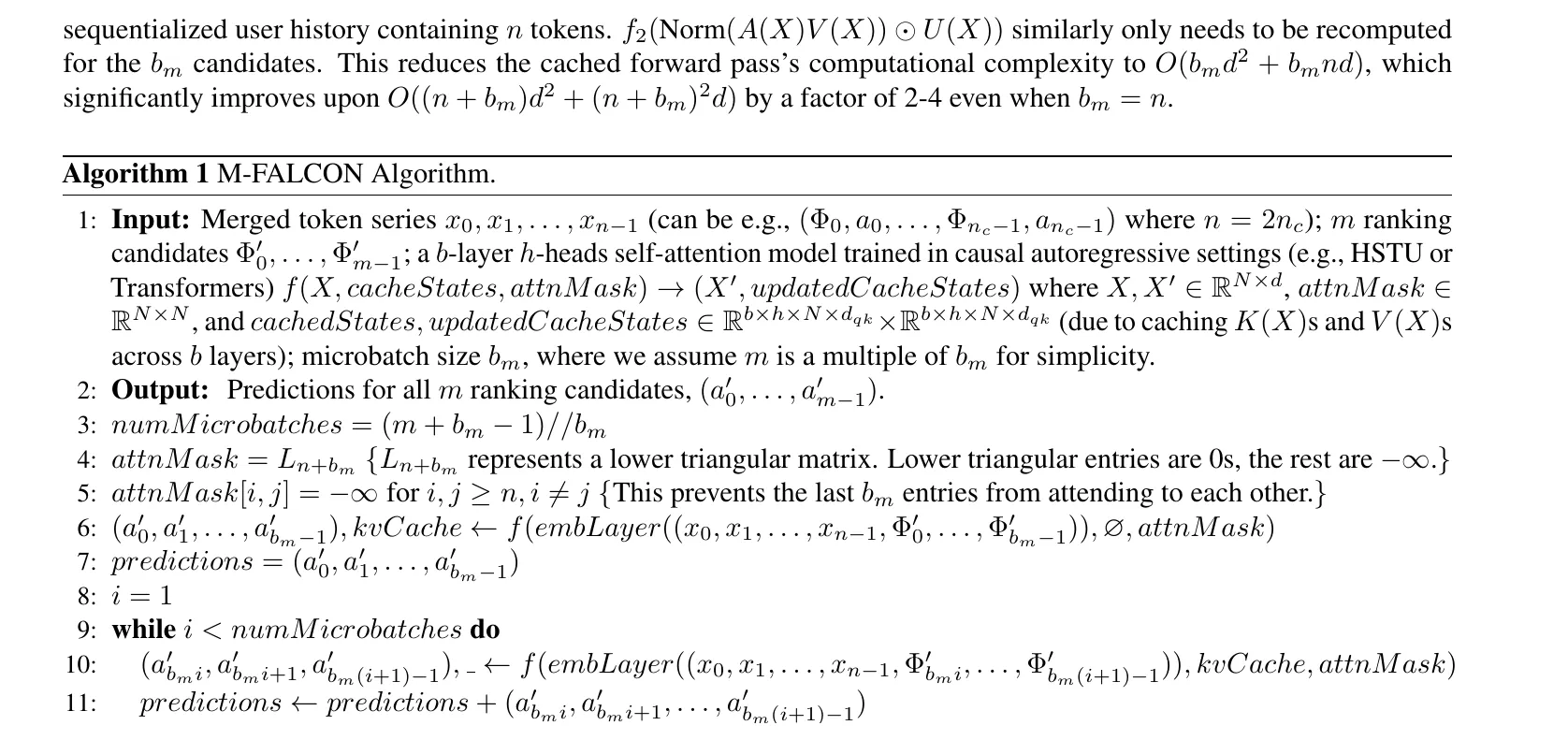 Algorithm 1: M-FALCON pseudocode