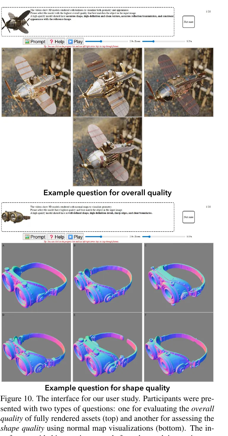 Fig. 10: User study interface